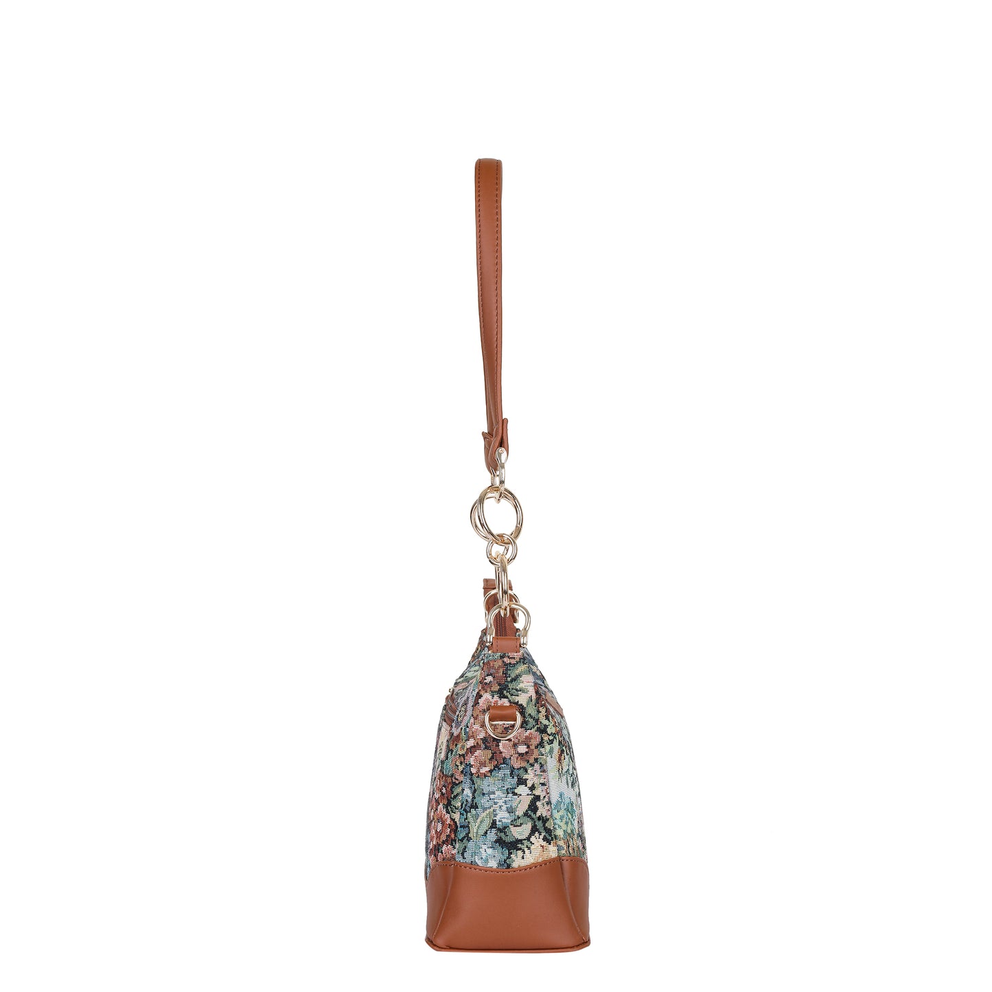 Wholesale Botanical Tapestry Shoulder Bag for Women – Vegan Leather ‑ Trimmed Tote, Sling Purse & Satchel
