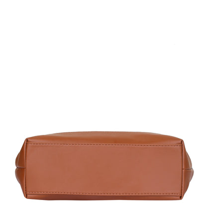 Women’s Abstract Pattern Tapestry Tote Bag – Satchel Purse with Top Handle & Shoulder Strap with Vegan Leather Trim for Daily Use