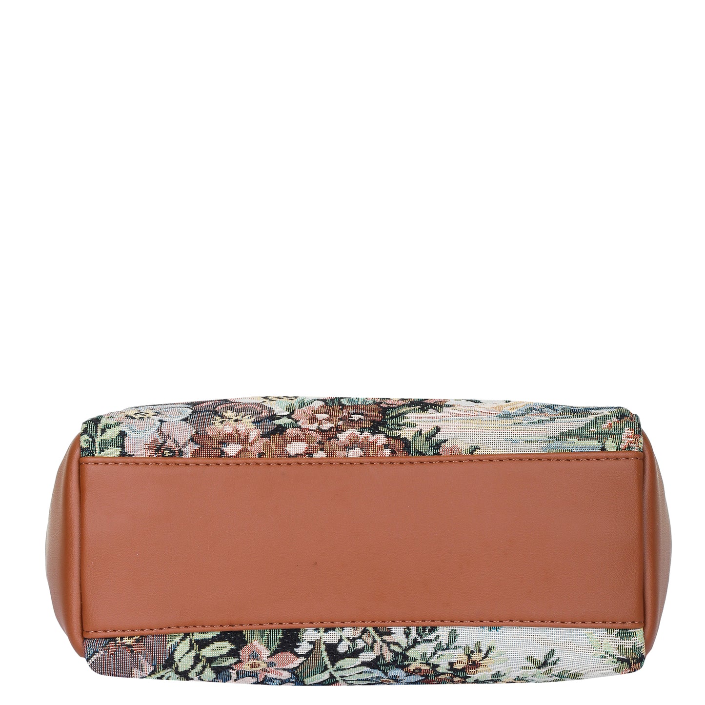 Botanical Tapestry Hobo Bag – Women vegan leather -Trimmed Shoulder & Crossbody Purse