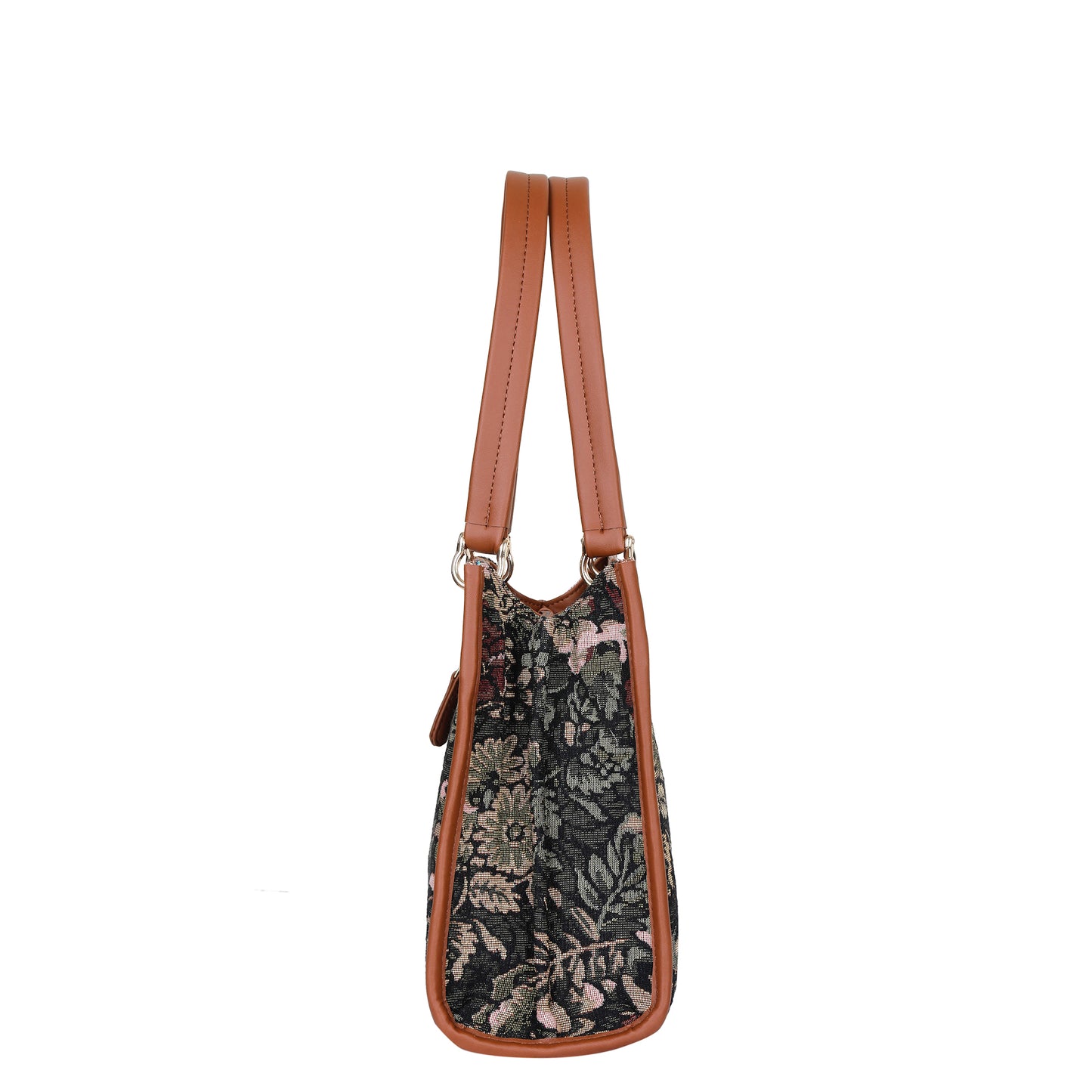 Women Vintage Tapestry Satchel Bag – Wholesale Vegan Leather Trimmed Crossbody, Shoulder & Hand Purse