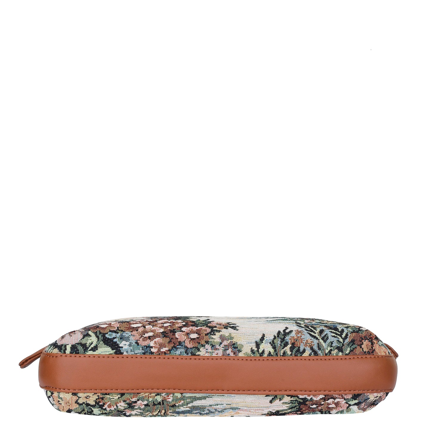 Botanical Design Tapestry Fabric Hobo Bag For Women | Shoulder & Satchel Purse with Vegan leather Trim and Strap for Travel & Casual Use