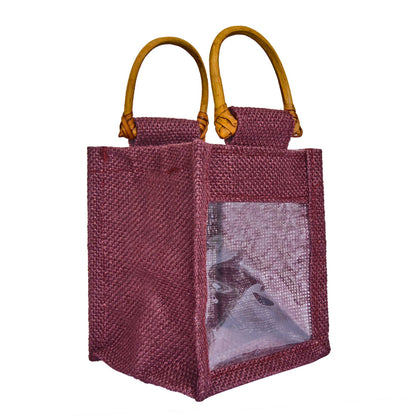 Burlap Gift Bags  – Natural Jute Pouches for Wedding, Christmas, New Year, Parties, Birthday Gifts (Packs of 7)