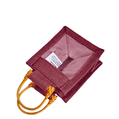 Burlap Gift Bags  – Natural Jute Pouches for Wedding, Christmas, New Year, Parties, Birthday Gifts (Packs of 7)