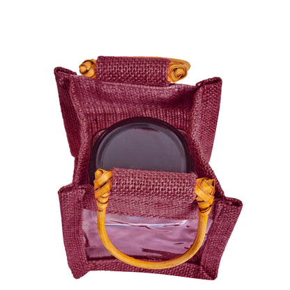 Burlap Gift Bags  – Natural Jute Pouches for Wedding, Christmas, New Year, Parties, Birthday Gifts (Packs of 7)