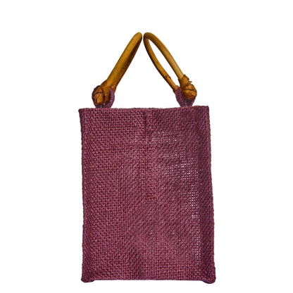 Colored Burlap Gift Bags Jute Pouches, Perfect for Christmas, New Year, Thanks Giving (7-Pack )