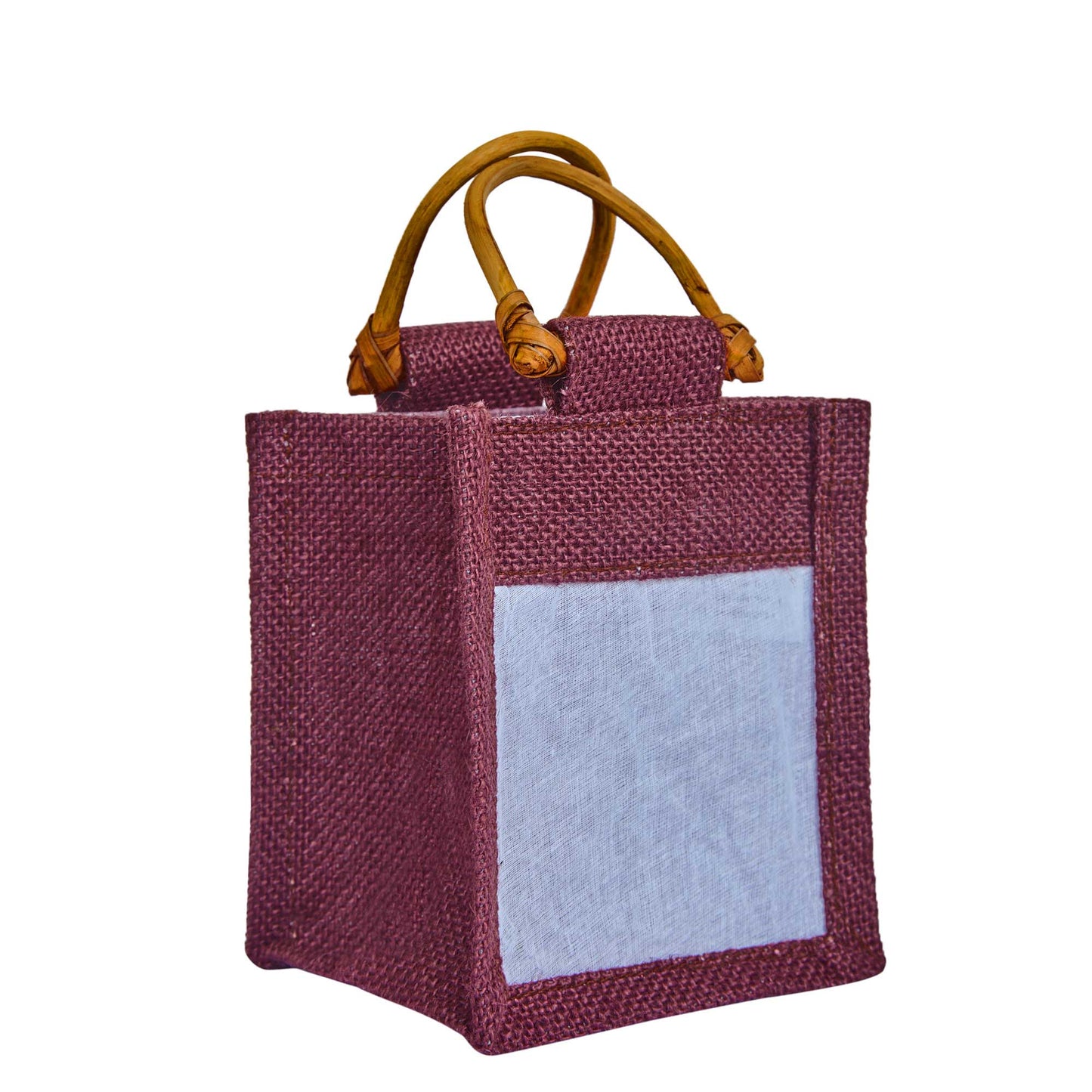Colored Burlap Gift Bags Jute Pouches, Perfect for Christmas, New Year, Thanks Giving (7-Pack )