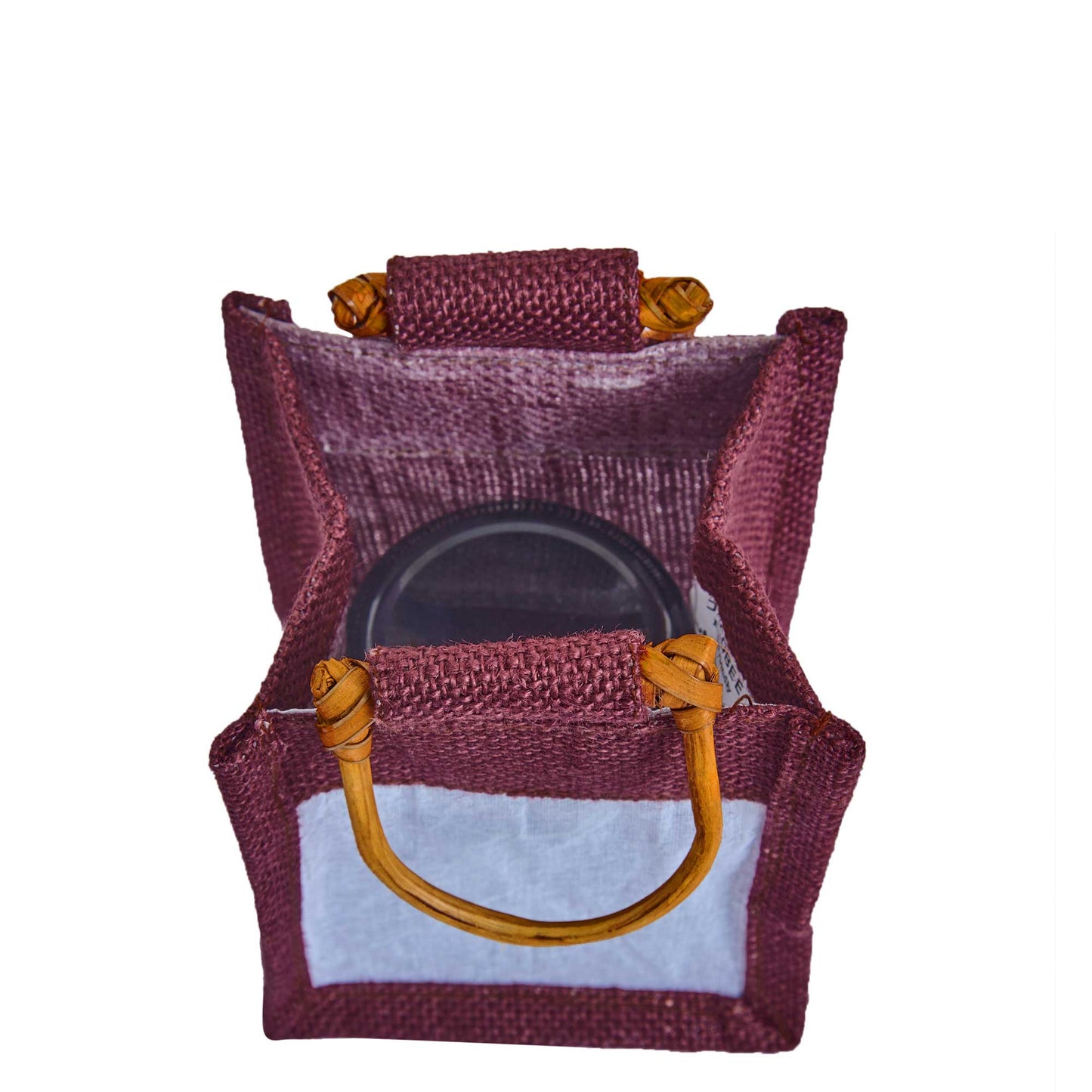 Colored Burlap Gift Bags Jute Pouches, Perfect for Christmas, New Year, Thanks Giving (7-Pack )