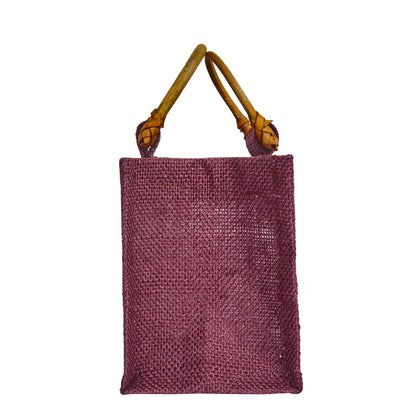 Coloured Jute Gift Bags with Organza Burlap Pouches for Wedding Favors, Party  & Gift (Packs of 7 )