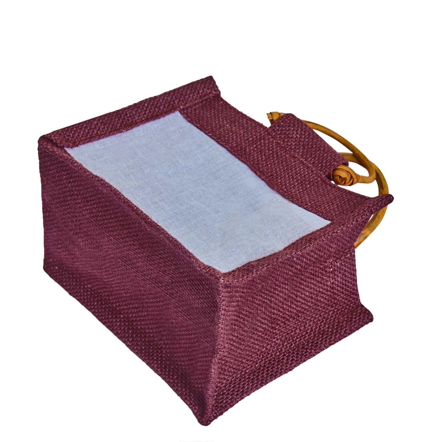 Coloured Jute Gift Bags with Organza Burlap Pouches for Wedding Favors, Party  & Gift (Packs of 7 )