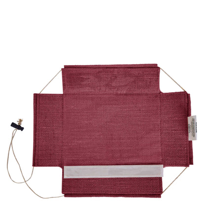 Coloured Juco Gift Boxes with Drawstring & PVC Window –Reusable Baskets for Gifting, Jewellery, Storage & Décor ( Packs of 7 )