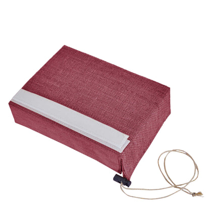 Coloured Juco Gift Boxes with Drawstring & PVC Window –Reusable Baskets for Gifting, Jewellery, Storage & Décor ( Packs of 7 )