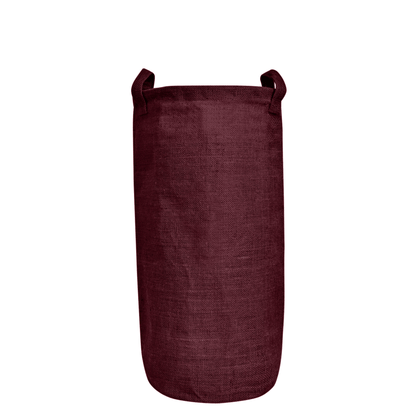 Coloured Foldable Jute Laundary Storage Bins –Burlap Hampers with Handles for Clothes, Toys, Laundry & Nursery Organization (Packs of 4)