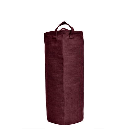 Coloured Foldable Jute Laundary Storage Bins –Burlap Hampers with Handles for Clothes, Toys, Laundry & Nursery Organization (Packs of 4)