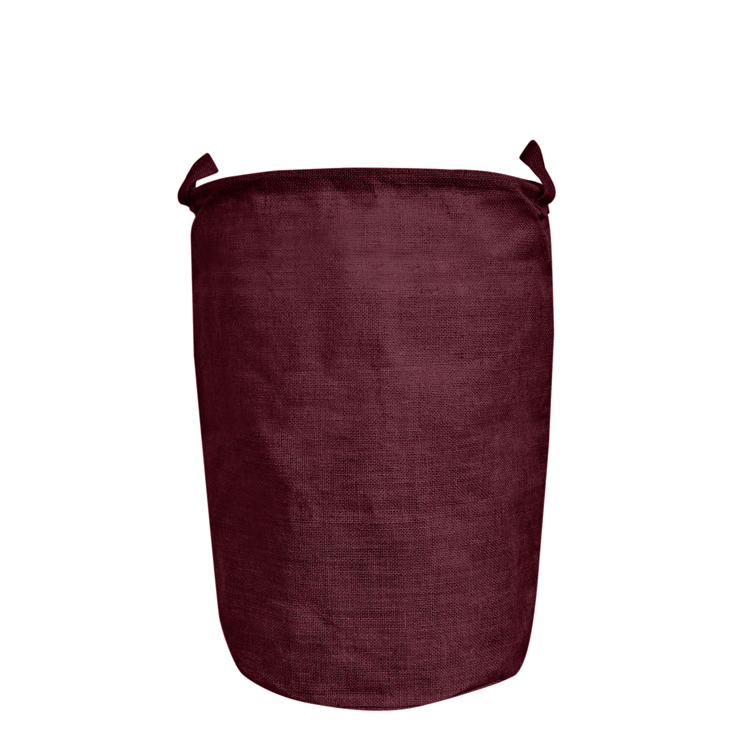 Jute Storage Bags –Laundry Baskets with Handles, Storage Baskets for Living Room, Bedroom, Nursery & Home Organization (Set of 4)