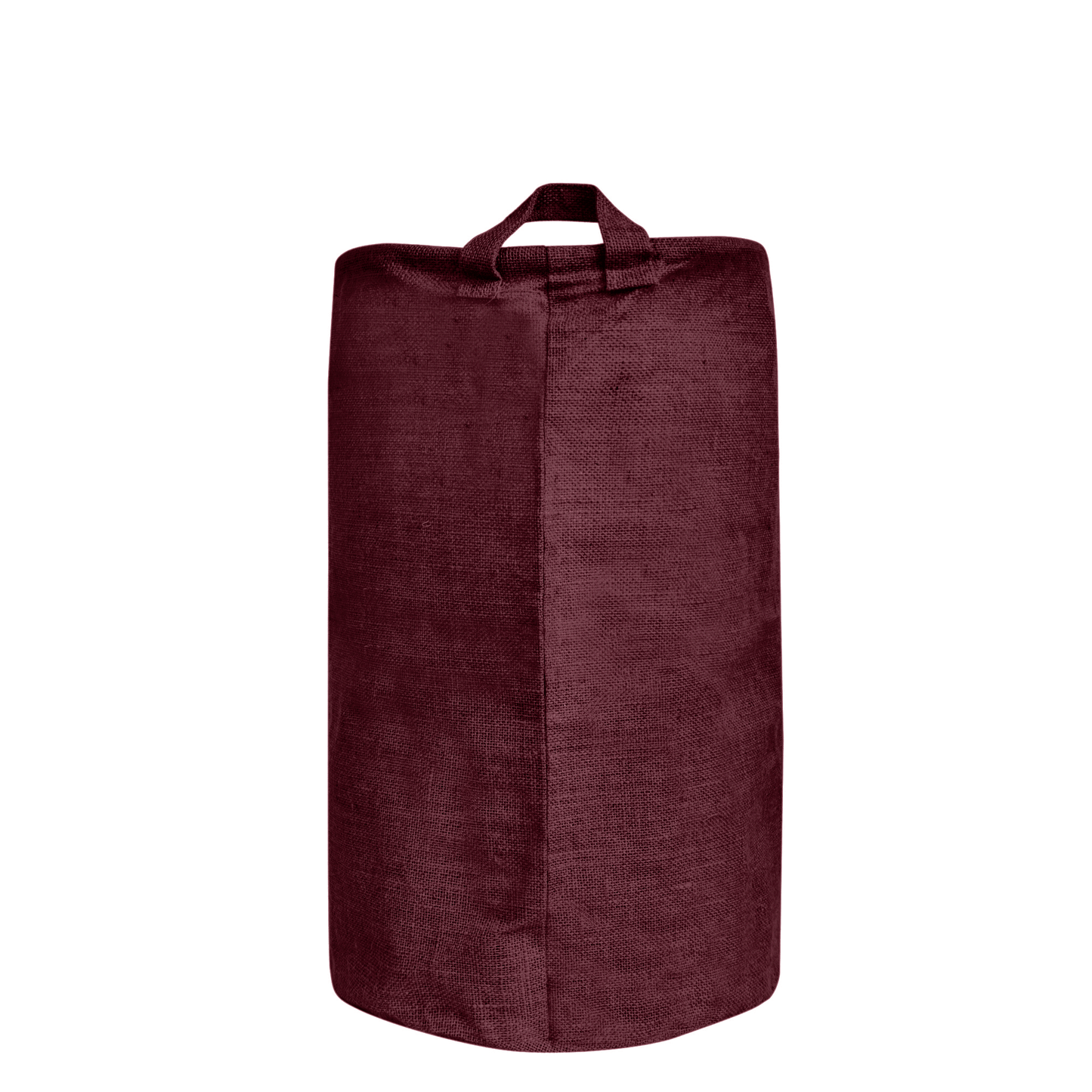 Jute Storage Bags –Laundry Baskets with Handles, Storage Baskets for Living Room, Bedroom, Nursery & Home Organization (Set of 4)