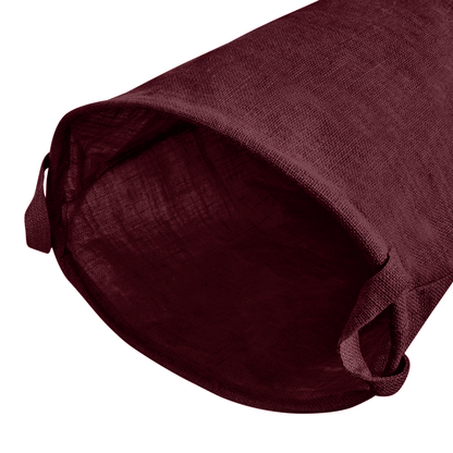 Jute Storage Bags –Laundry Baskets with Handles, Storage Baskets for Living Room, Bedroom, Nursery & Home Organization (Set of 4)