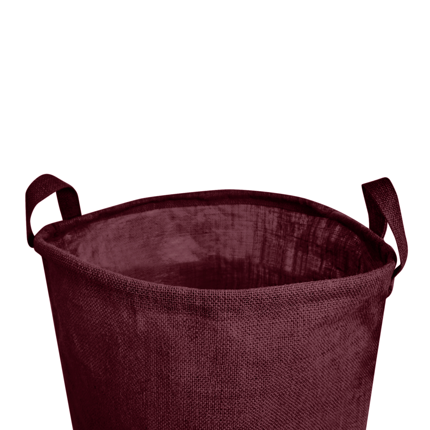 Jute Storage Bags – Laundry Storage Basket with Handles for Living Room, Bedroom – Clothes & Household Storage (Packs of 4)