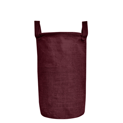 Jute Storage Bins – Set of 4 Foldable Baskets – Laundry Basket Decorative Woven Storage Basket with Handles for Living Room, Bedroom