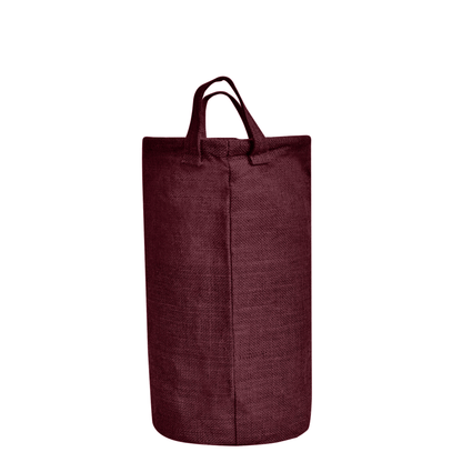 Jute Storage Bins – Set of 4 Foldable Baskets – Laundry Basket Decorative Woven Storage Basket with Handles for Living Room, Bedroom