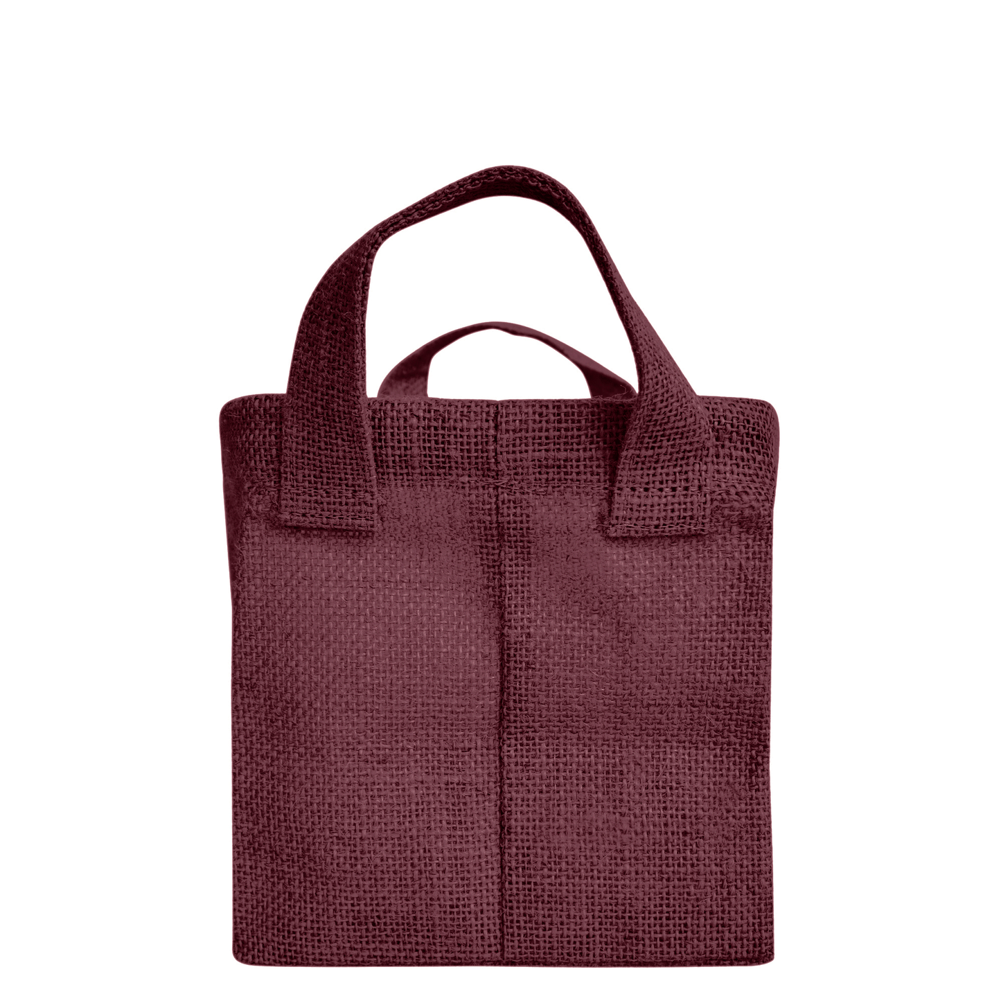 Jute Storage Baskets – Rectangular Organizer Bins with Handles  – Mini Hampers for Small Clothes, Toys & Shoes (Set of 4)