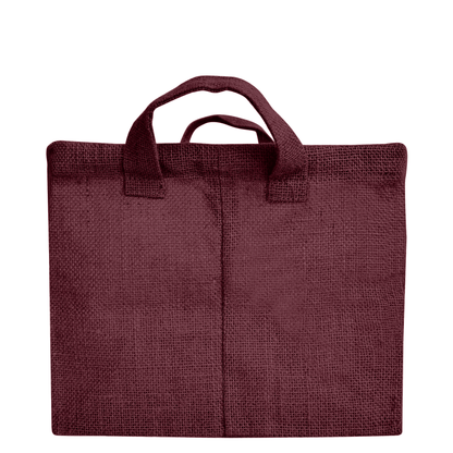 Coloured Collapsible Jute Baskets – Laundry Basket  Storage with Handles for Living Room, Bedroom – Small Clothes & Toys (Set of 4)