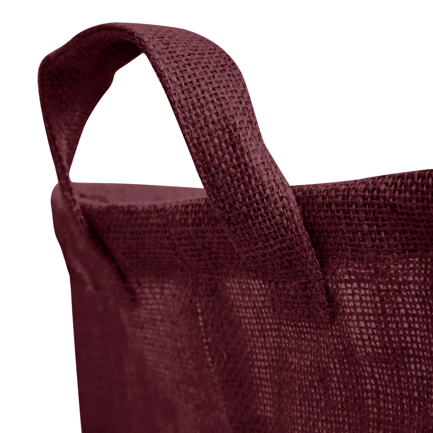 Coloured Collapsible Jute Baskets – Laundry Basket  Storage with Handles for Living Room, Bedroom – Small Clothes & Toys (Set of 4)