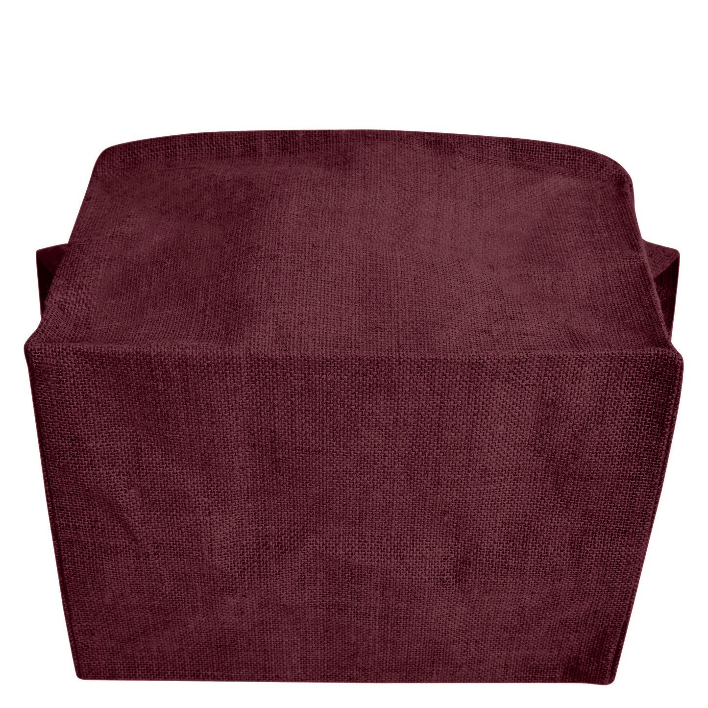 Coloured Collapsible Jute Baskets – Laundry Basket  Storage with Handles for Living Room, Bedroom – Small Clothes & Toys (Set of 4)