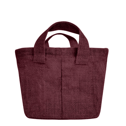 Jute Storage Baskets – Rectangular Organizer Bins with Handles for Living Room, Bedroom – Ideal for Storing Toys, Books, and Small Items (Packs of 4)