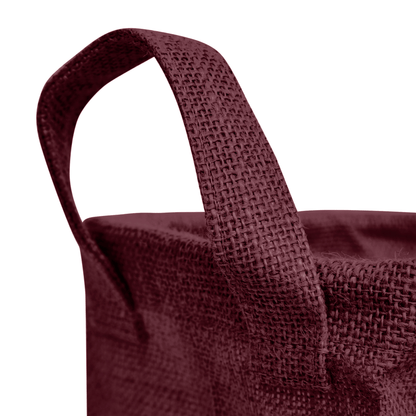 Jute Storage Baskets – Rectangular Organizer Bins with Handles for Living Room, Bedroom – Ideal for Storing Toys, Books, and Small Items (Packs of 4)