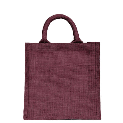 Jute Shopping Bags for Wholesale – Coloured Burlap Totes for Gifting, Promotions & Daily Use (Set of 4)
