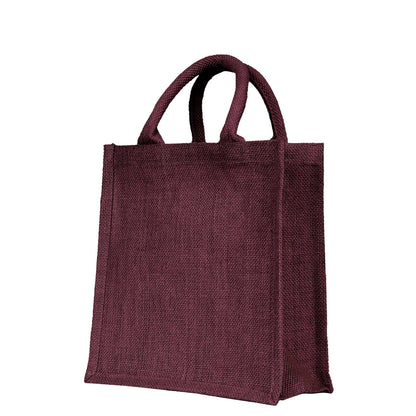 Jute Shopping Bags for Wholesale – Coloured Burlap Totes for Gifting, Promotions & Daily Use (Set of 4)