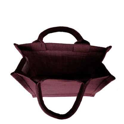 Eco-Friendly Jute Bags – Reusable Burlap Totes for Beach, Grocery, Gifts, Party Favors & Daily Use (Packs of 4)