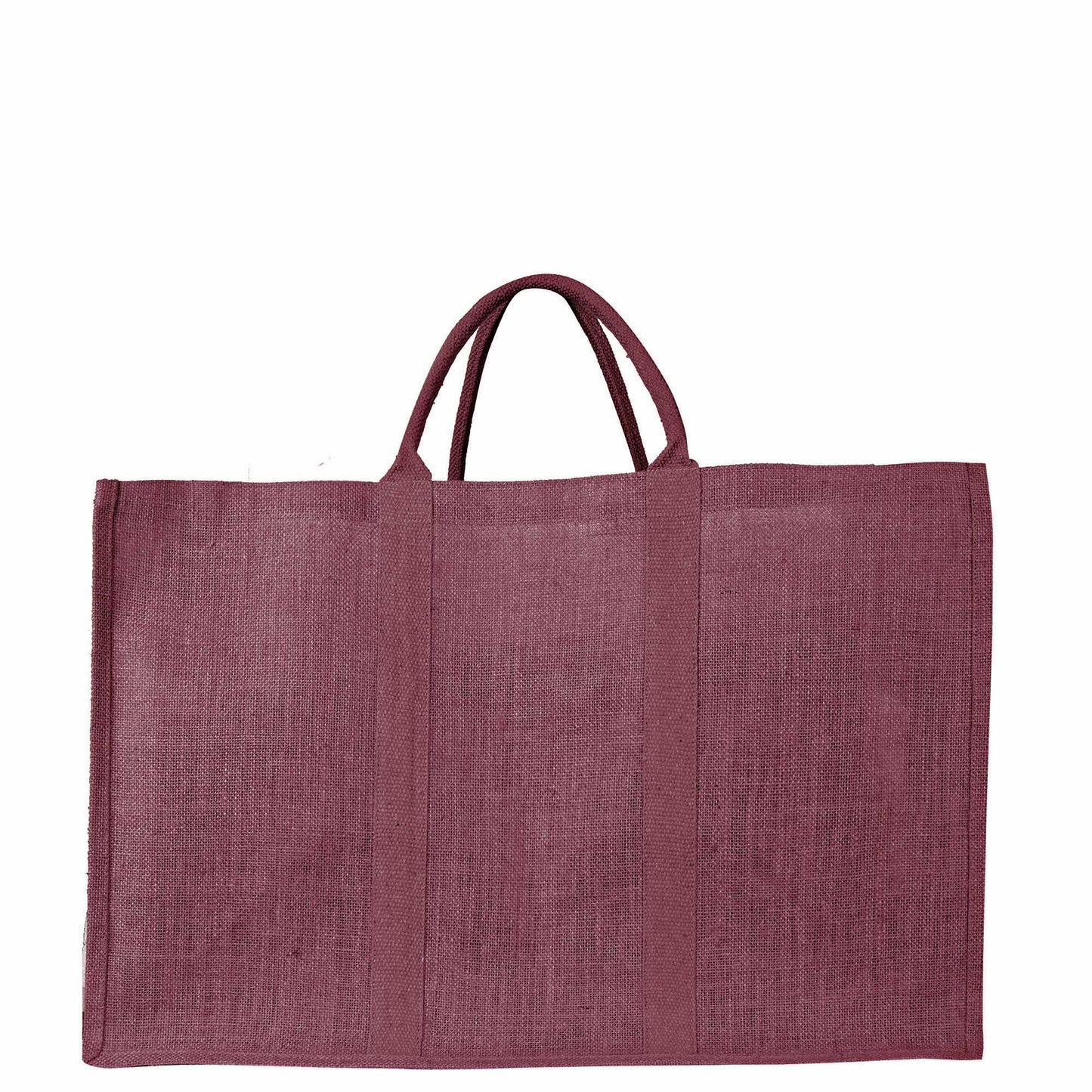 Jute Shopping Bags – Red, Pink, Green & Orange – Reusable Burlap Totes for Gifting, Promotions & Everyday Use (Packs of 4)