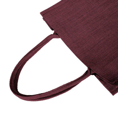 Jute Shopping Bags – Colourful Reusable Burlap Totes for Gifting, Promotions & Daily Use (Packs of 4)