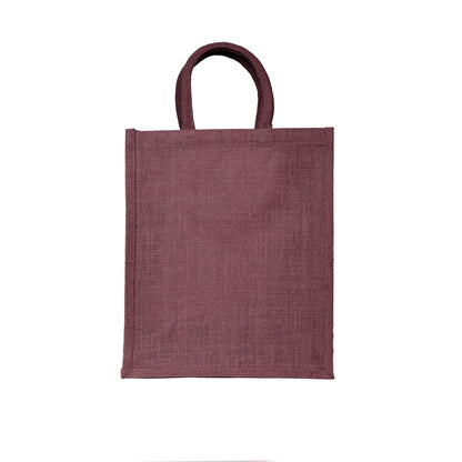 Burlap Jute Tote Shoulder Bags – Ideal for Travel, Weddings, Shopping & Promotional (Packs of 4)