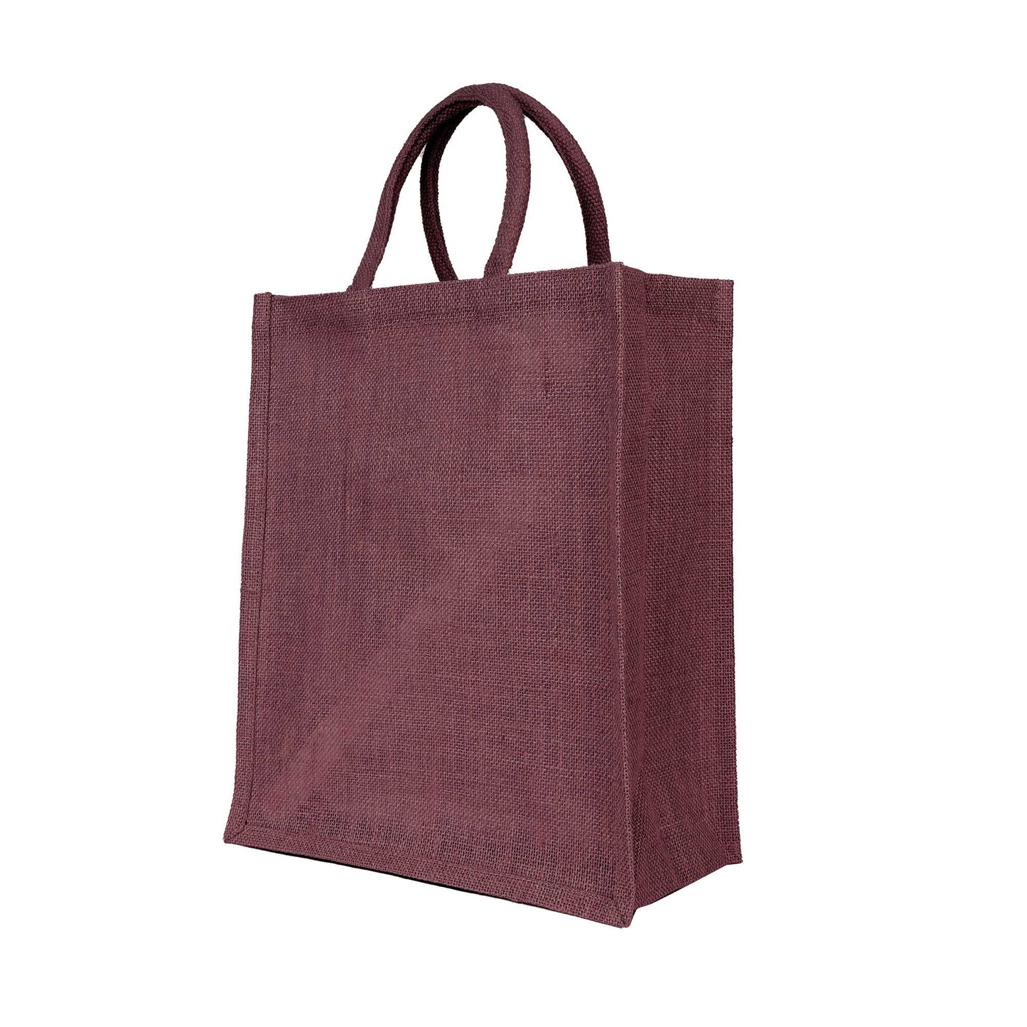 Burlap Jute Tote Shoulder Bags – Ideal for Travel, Weddings, Shopping & Promotional (Packs of 4)
