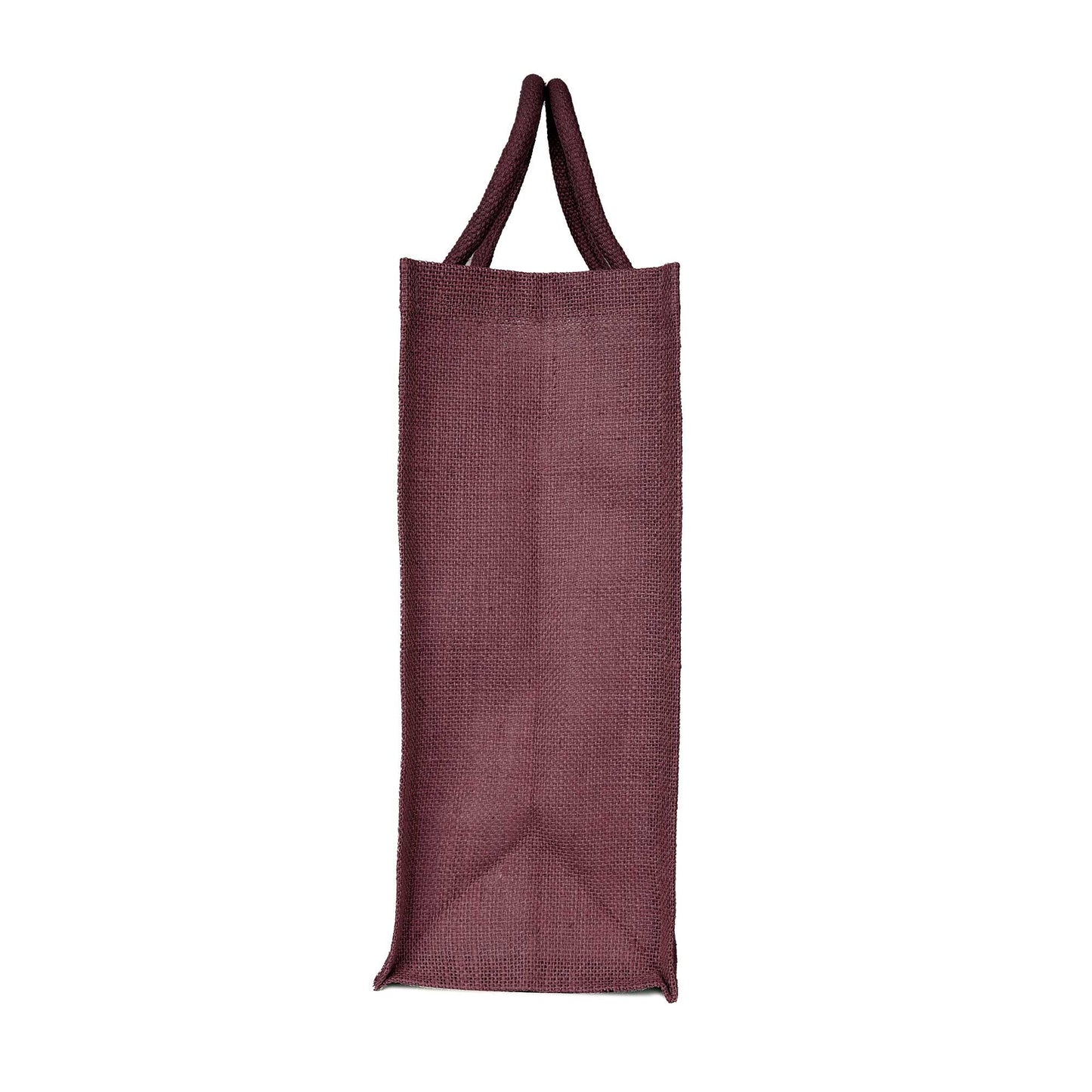 Burlap Jute Tote Shoulder Bags – Ideal for Travel, Weddings, Shopping & Promotional (Packs of 4)