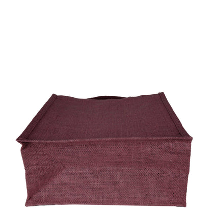 Burlap Jute Tote Shoulder Bags – Ideal for Travel, Weddings, Shopping & Promotional (Packs of 4)