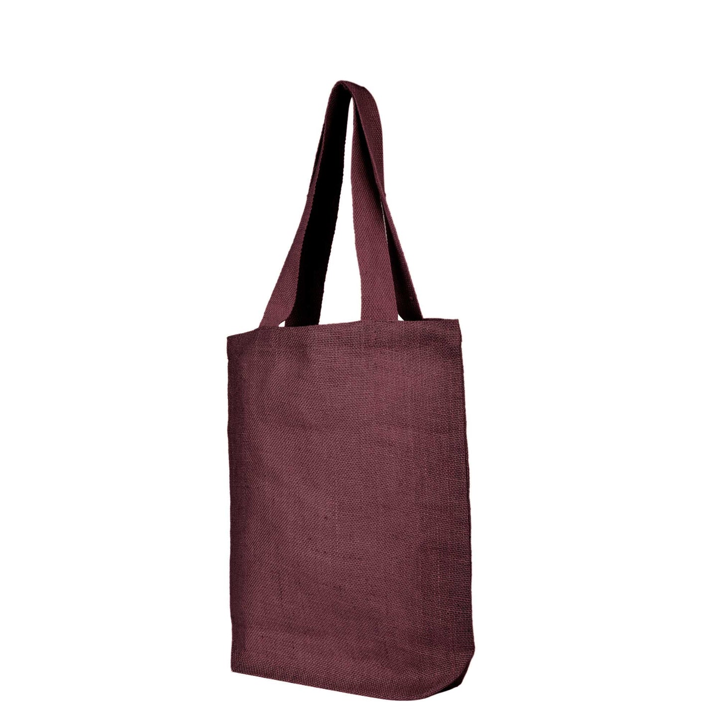 Wholesale Jute Bags for Corporate Events – Red, Pink, Green & Orange – Reusable Burlap Totes for Events & Weddings (Set of 4)