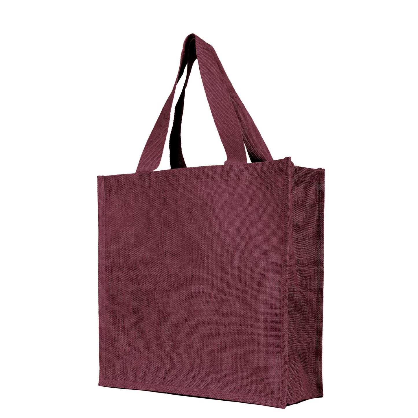 Reusable Jute Bags – Shopping, Gifting, Wedding, Daily Use – Deep Red, Pink, Green & Orange (Set of 4)