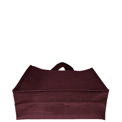 Reusable Jute Bags – Shopping, Gifting, Wedding, Daily Use – Deep Red, Pink, Green & Orange (Set of 4)