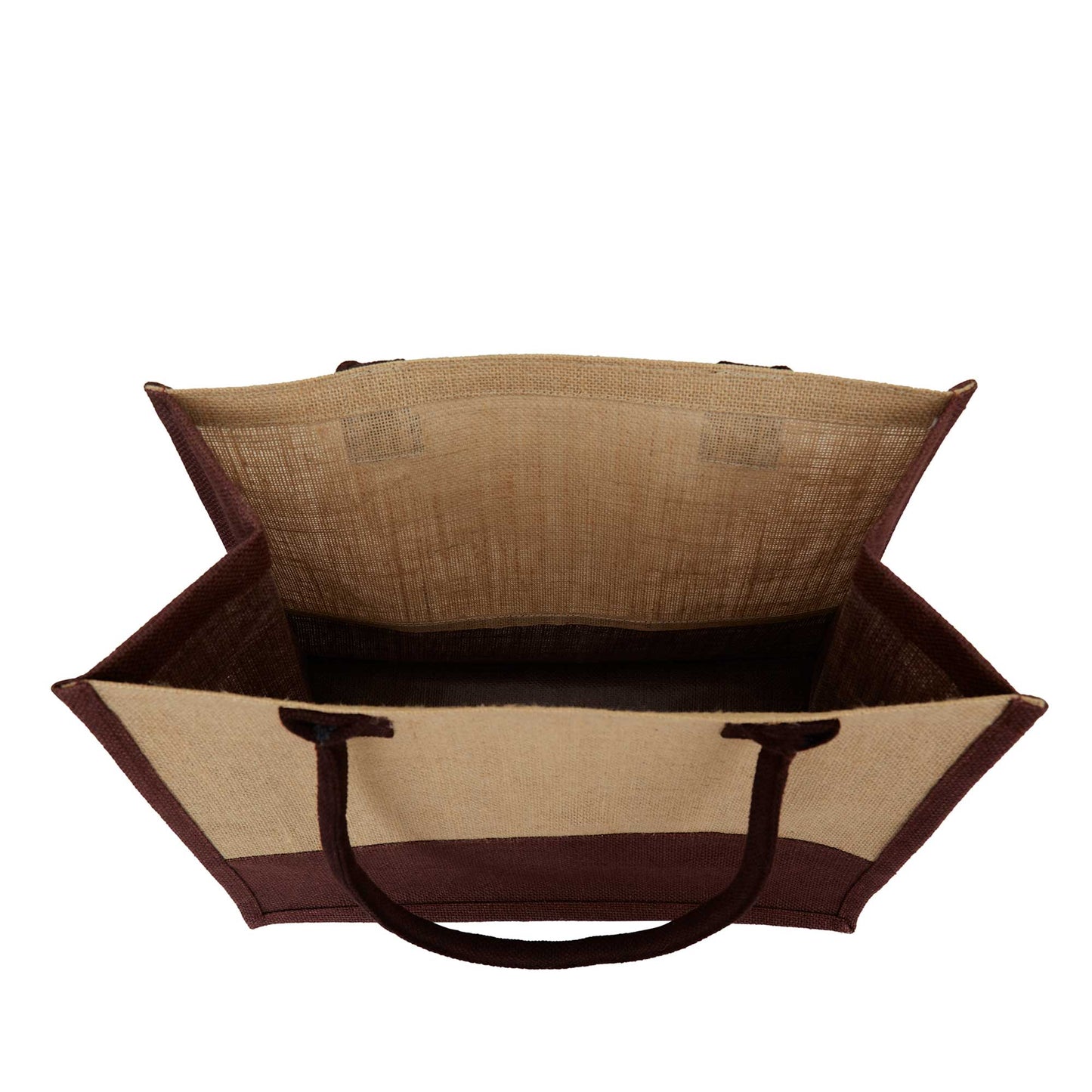 Jute Tote Bags – Red, Pink, Green & Orange – Reusable Burlap Bags for Shopping & Everyday Use (Set of 4)