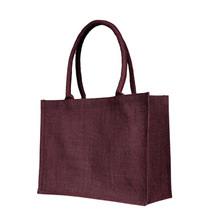 Bright Jute Tote Bags for Wholesale – Daily Use, Shopping, Travel, Holidays & Special Events (Set of 4)