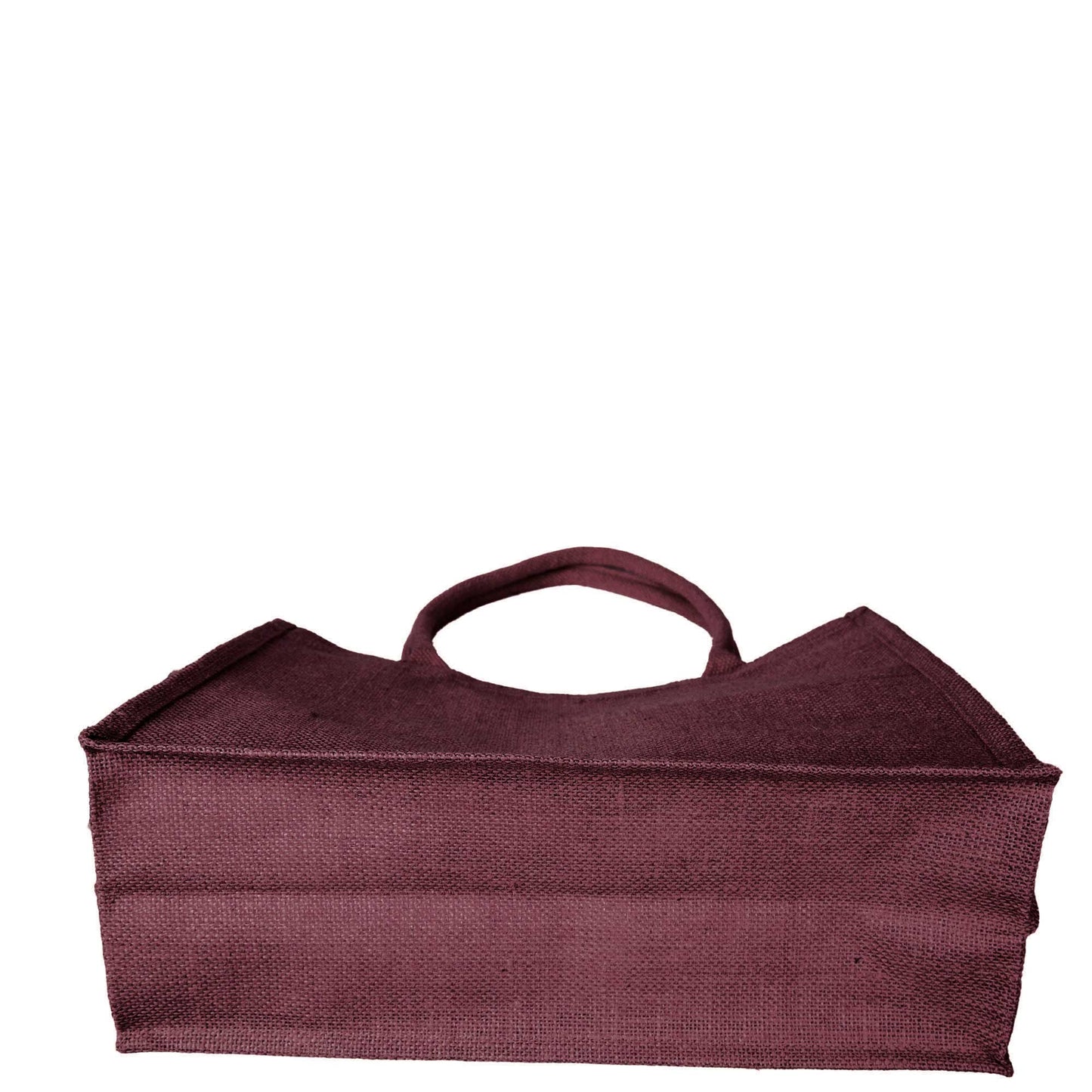 Jute Tote Bags – Ideal for Christmas Gifts, Weddings & Shopping – Deep Red, Pink, Green & Orange (Set of 4)