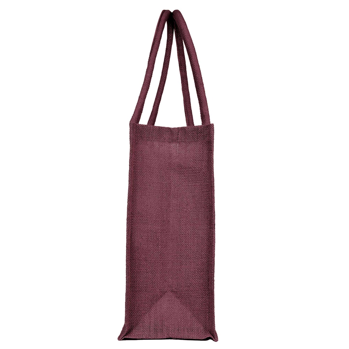 Burlap Jute Tote Bags – Vibrant Red, Pink, Green & Orange, Available for Wholesale, Travel & Weddings (Set of 4)