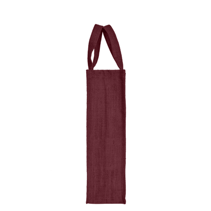 Coloured Jute Wine Gift Bags – Wholesale Reusable Bottle Bags with Handles for Weddings & Events (Pack of 6)