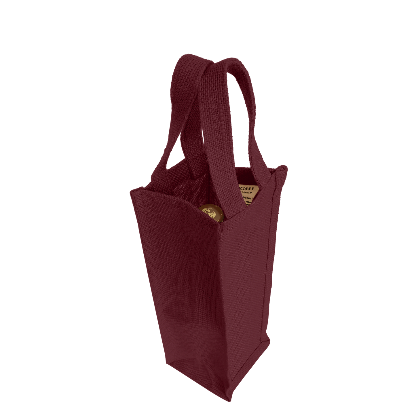 Coloured Jute Wine Gift Bags – Wholesale Reusable Bottle Bags with Handles for Weddings & Events (Pack of 6)