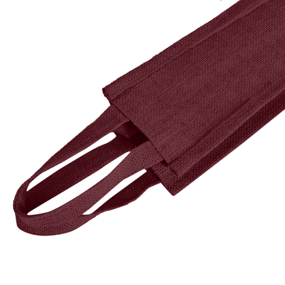 Coloured Jute Wine Gift Bags – Wholesale Reusable Bottle Bags with Handles for Weddings & Events (Pack of 6)