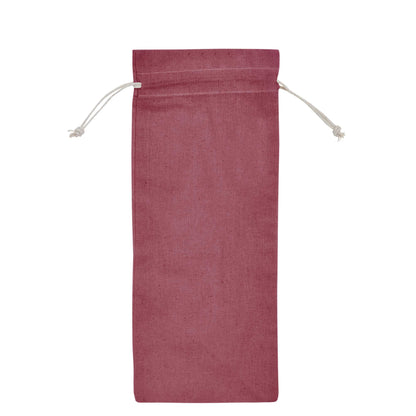 Cotton Wine Bottle Gift Bags – 6-Pack Coloured  Reusable Drawstring Pouches Gifting, Parties, Weddings, Christmas, New Year & Holidays