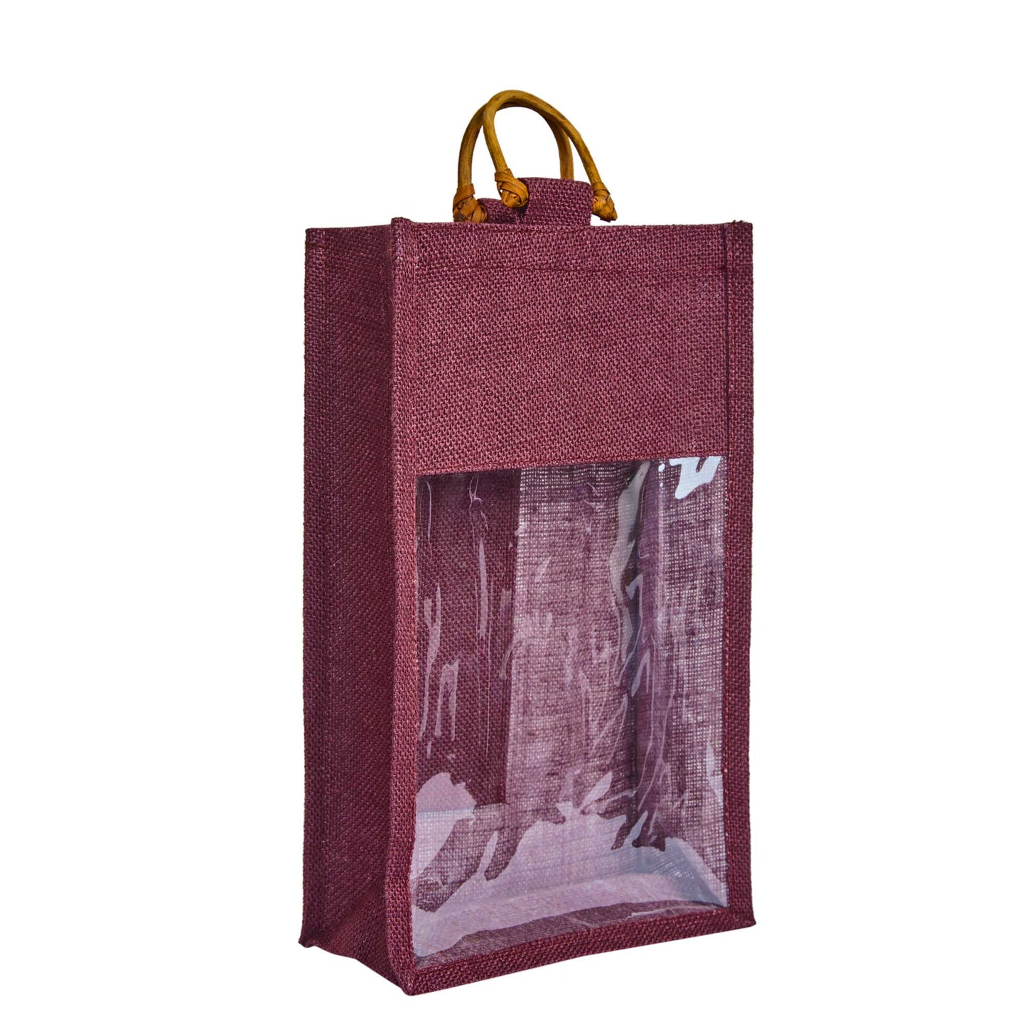 Jute Wine Gift Bags – Reusable 2-Bottle Colored Tote Bags – Weddings, Birthdays, Christmas, &  Special Occasions (Packs of 6)